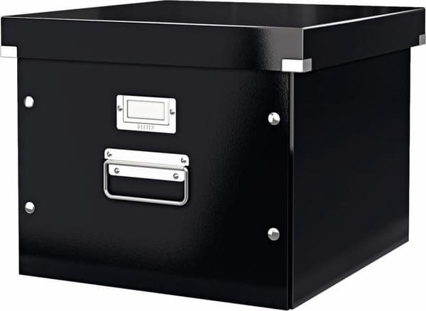 Leitz Click & Store-förvaringslåda med lock för hängfiler - Arkivlåda upp till A3-format - 35,7 x 28,5 x 36,7 CM (BxHxD) - Idealisk för kontor och hem