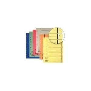 Oxford Dividers A4 pahvi rei'itetty keltainen 100 kappaleen pakkaus