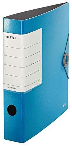 LEITZ Folder Solid, 180 grader, 62 mm, ljusblå DIN A4, rak rygg, tillverkad av polyform, reptålig topp - 1 st (1113-00-30)