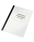Miniatyrbillede 2 af 3: Esselte PVC Slide Binder 9mm Hvid P50