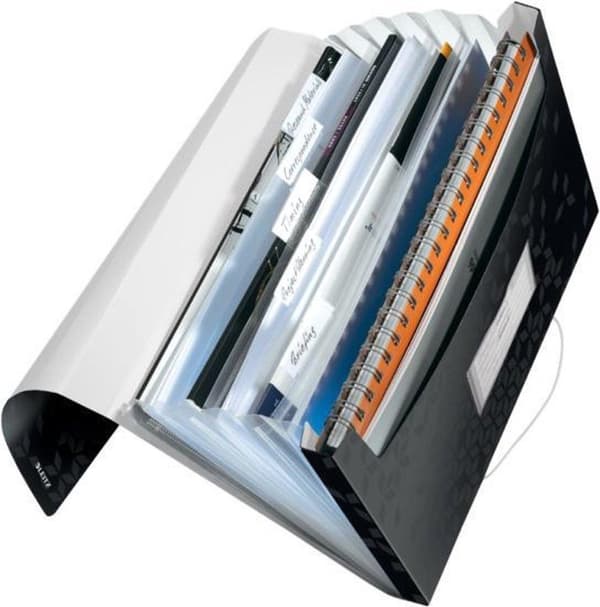 Leitz WOW Projektmappe A4 PP sort