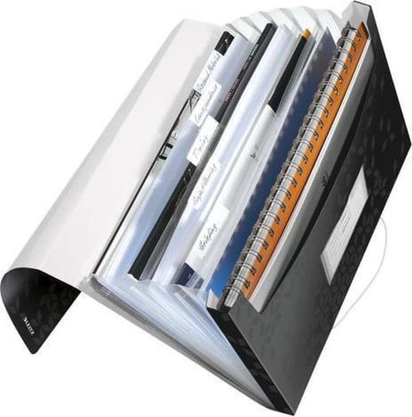 Leitz WOW Projektmappe A4 PP sort