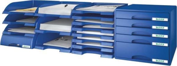 Leitz Plus Jumbo kirjelokero - A4 - punainen