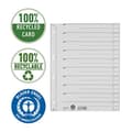 Miniatyrbild 3 av 6: Leitz 1650-00-85 Divider A4 240mm 300mm 200g/m2 Grå Förpackning om 100 st
