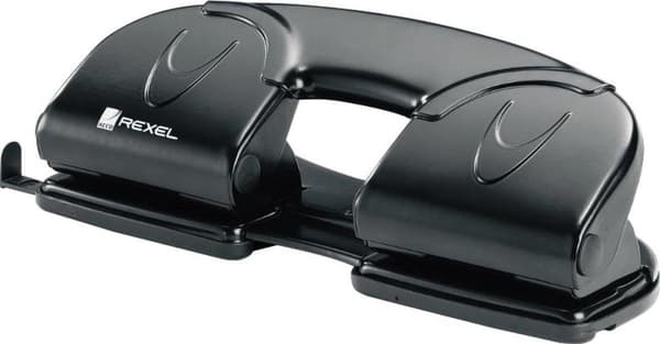 Rexel V412-Hole Punch - Hulning op til 12 ark - Sort