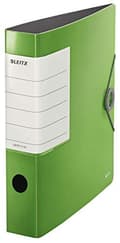 Miniatyrbillede 1 af 6: LEITZ Folder Solid, 180 grader, 62 mm, lysegrøn DIN A4, lige ryg, lavet af polyform, ridsefast top - 1 stk (1113-00-50)