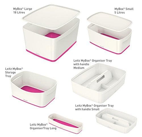 Leitz MyBox Förvaringsbox med lock Stor ogenomskinlig