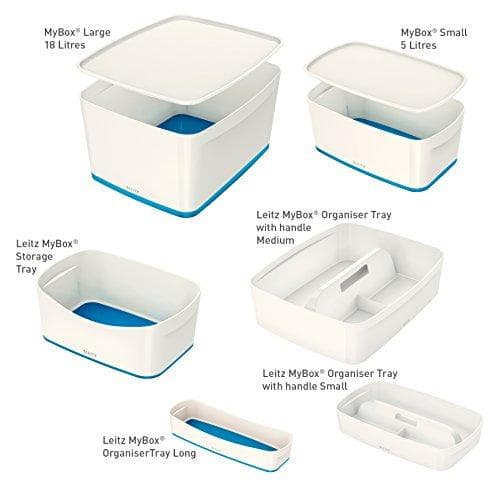 Leitz MyBox Förvaringsbox med lock Stor ogenomskinlig