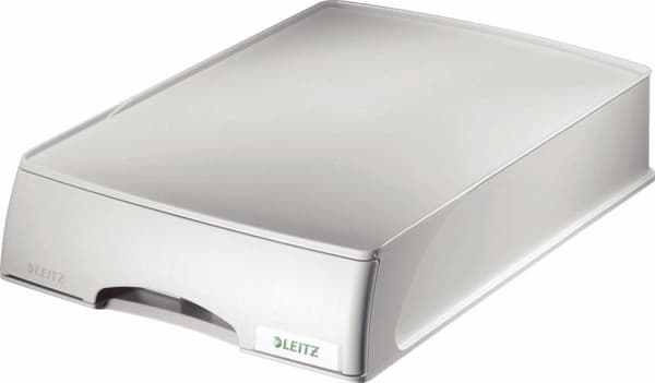 Leitz Plus Brevbakke med Skuffe - Grå