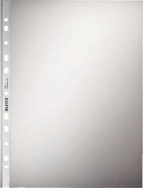 LEITZ prospektfodral standard, A4, PP, kornad, 0,07 mm öppen upptill, outplånlig, perforering: Europerforering (4796-00-00)