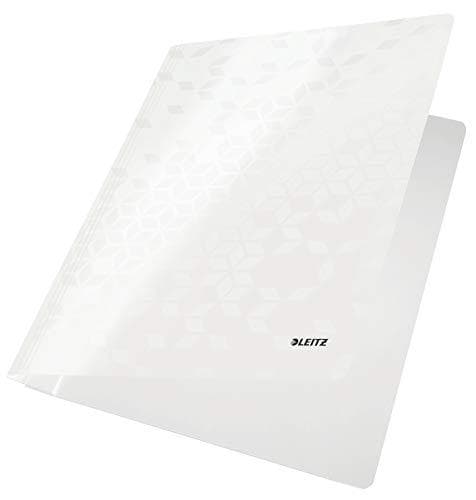 Leitz mappe WOW, A4, pap, perlehvid