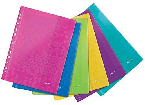 Leitz WOW dokumentetui A4 assorterede farver Pakke med 6