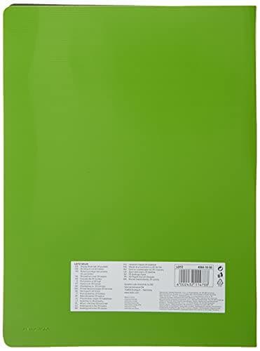 Leitz 45641050 Solid displaybog PP A4, 20 lommer, lysegrøn