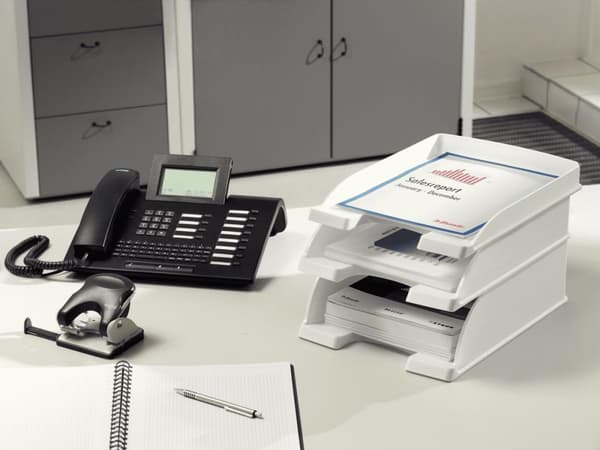 Leitz brevfack A4 Jumbo, silver, extra stor kapacitet, Plus-serien, 52330084