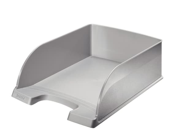 Leitz brevfack A4 Jumbo, silver, extra stor kapacitet, Plus-serien, 52330084