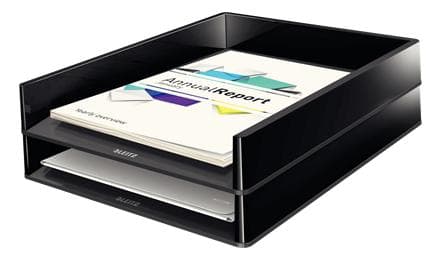 Leitz 53610095 - Polystyreeni - Musta - A4 - Esite - Luettelo - Kirjekuori - Tasainen tiedosto - Kansio - Kirje - Paperi - 267 mm - 33,6 cm (5361-00-9