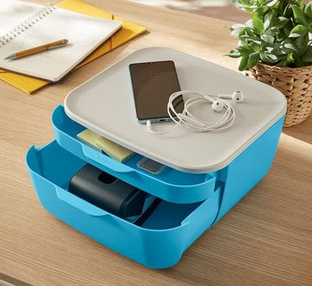 Leitz Cozy Hole Punch 2-huller - Perforerer op til 30 ark - Ideel til hjemmekontor/arbejde hjemmefra - Velvet Grey