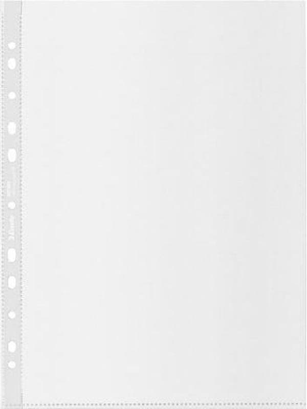 Esselte 100 % återvunnen PP A4 Premium Show Bag - 70 mikron - 100x transparenta, miljövänliga insatser - Hållbarhet - För att arbeta hemifrån - Perfek