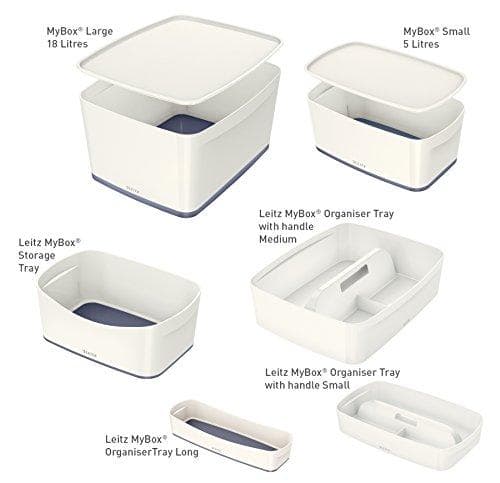Leitz MyBox Förvaringsbox med lock Stor ogenomskinlig