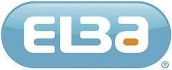Elba Folders Rado Plast DIN A4 Rygbredde: 50 mm Sort 2 beslag 100022624