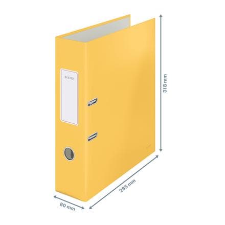 Leitz-kansio Cozy Soft Touch 10610019 A4 80mm pahvi keltainen (10610019)