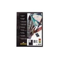 ELBA fotosleeves til 8 billeder 100 x 150 mm, format: DIN A4 lavet af PP 0,8 mm, universel perforering, beskytter billederne (01972081)