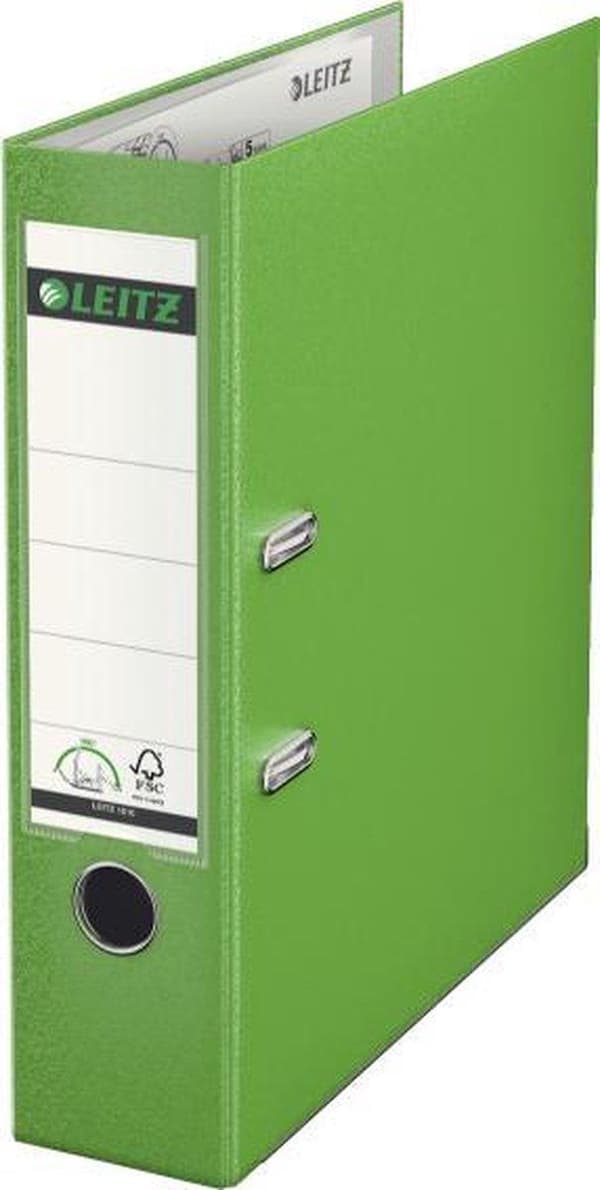 Leitz 180° Fil Fil Plast - 80 mm - A4 - Ljusgrön