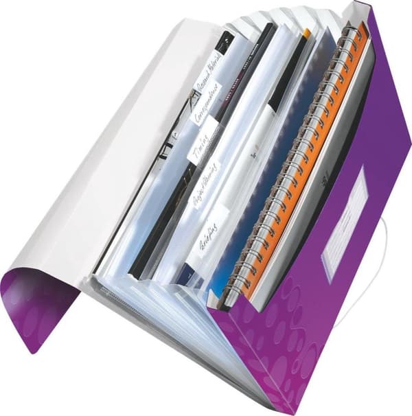 Leitz WOW projektmappe - lilla