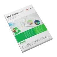 GBC Document Lamineringspåse - 75 mikron - förpackning om 25 - glansigt - 303 x 426 mm Påsar för laminering