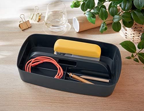 LEITZ insats för förvaringsbox My Box Cozy, DIN A5, grå av plast, BPA-fri, livsmedelssäker med rundade kanter - 1 st (5266-00-89)