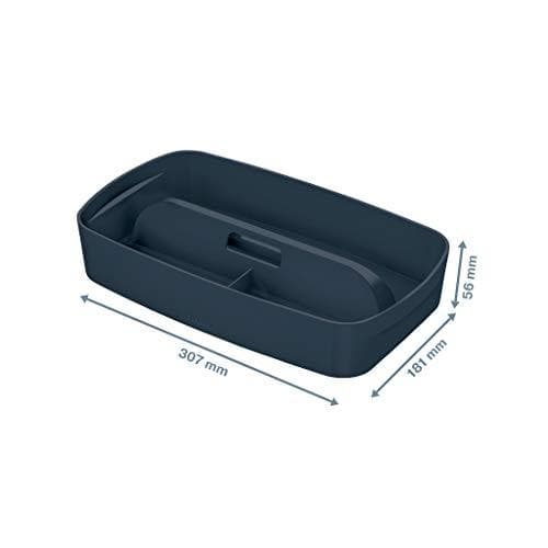 LEITZ insats för förvaringsbox My Box Cozy, DIN A5, grå av plast, BPA-fri, livsmedelssäker med rundade kanter - 1 st (5266-00-89)