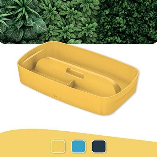 LEITZ indsats til opbevaringsboks My Box Cozy, DIN A5, gul af plast, BPA-fri, fødevaresikker med afrundede kanter - 1 stk (5266-00-19)