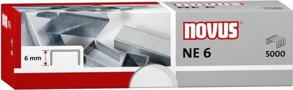 niitit Novus NE 6 sähkökoneille laatikko 5000 kpl