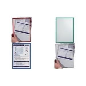 FRANKEN magneettitasku FRAME IT X-tra!Line, DIN A4, vihreä asiakirjateline, läpinäkyvä, magneettinen, kovakalvo 0,32 mm - 1 kpl (ITSA4M 02)