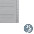 Pikkukuva 3 / 6: LEITZ köysipaperirekisteri, aihio, A4, 20 osaa, harmaa 100 gsm, rei'itys: 80 mm, rei'itysvahvike (6096-00-85)