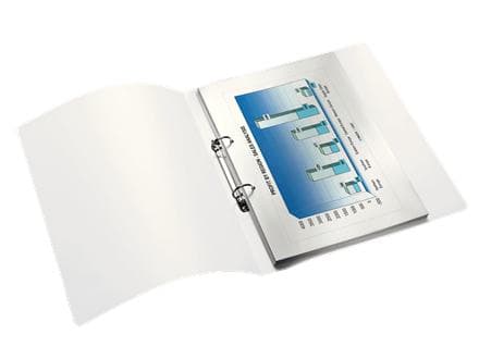 Ringbindare Leitz Wow 4257 2-ring A4 Blå