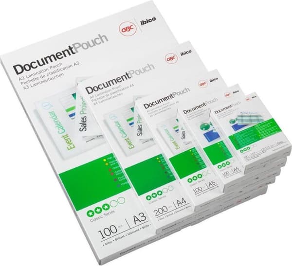 GBC lamineringspose A6 2 x 75 = 150 Mic (100)
