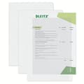 Miniatyrbillede 1 af 6: Leitz premium transparent ærmesæt, 10 dele, A4-format, farveløs med en blank overflade, 0,15 mm PVC-stiv film, dokumentsikker, 41003003