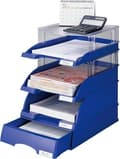 Miniatyrbild 4 av 6: Leitz brevkorg distanselement, transparent grå, Plus-serien, 52340092