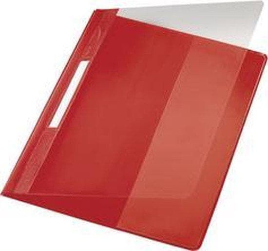 LEITZ Exquisit løsbladsbinder, DIN A4 ekstra bred, PVC, grå PVC stiv film, transparent forside, med mærkning (4194-00-85)