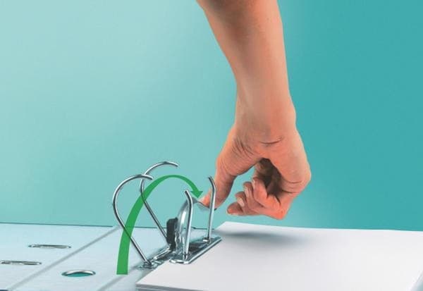 Leitz 180° Fil Fil Plast - 52 mm - A4 - Röd