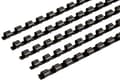 Miniatyrbild 3 av 4: Esselte Leitz ComBIND - 8 mm - 32cm - 21 ringar - A4 (210 x 297 mm) - 45 ark - svart - 100 st. Plastbindekam (35041)
