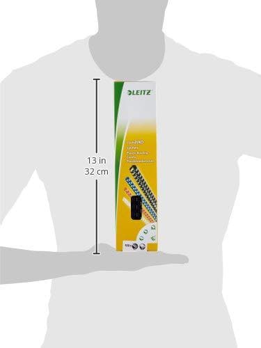 Esselte Leitz ComBIND - 8 mm - 32cm - 21 ringar - A4 (210 x 297 mm) - 45 ark - svart - 100 st. Plastbindekam (35041)