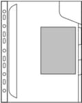 Miniatyrbild 3 av 6: Leitz PP Combifile 4729 Sort View Folder/Visa Bag - A4 - Transparent