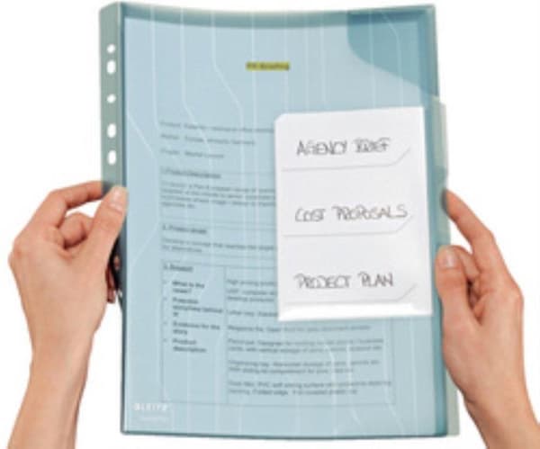 Leitz PP Combifile 4729 Sort View Folder/Visa Bag - A4 - Transparent