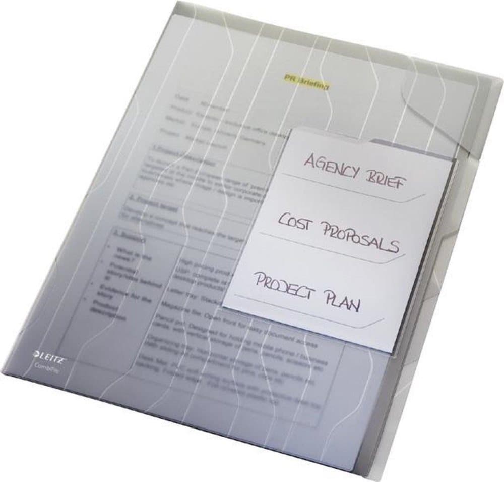 Leitz PP Combifile 4729 Sort View Folder/Visa Bag - A4 - Transparent