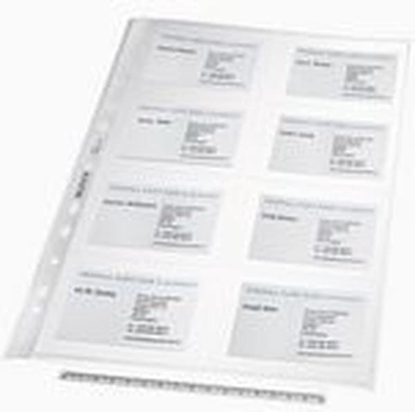 Leitz Premium udstillingstaske til visitkort - PP - A4 - 10 stk - Gennemsigtig