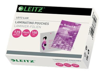 Esselte Leitz - 100 - 65 x 95 mm fickor för laminering (33812)