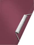 Miniatyrbillede 2 af 5: Leitz Style 3-Flap - Polypropylen (PP) - Rød - A4 - Elastik - CombiFile-mappe - Metalplade - Standardmappe - Boksmappe (3977-00-28)