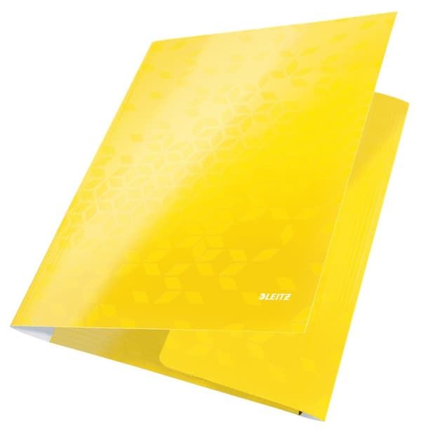 Leitz 3-fold mappe Leitz WOW A4 Pap gul